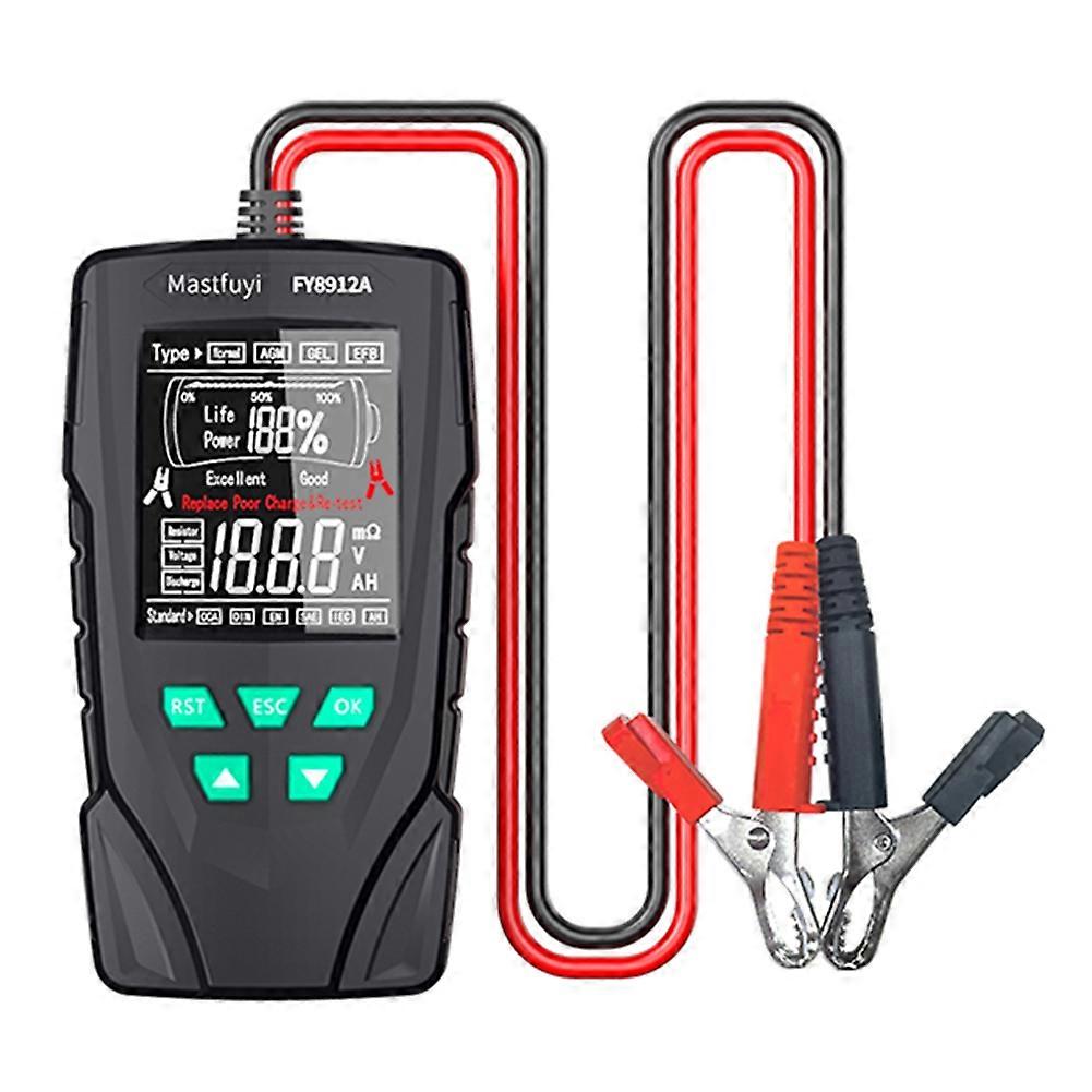12v/24v Kfz-batterietester, 50-2000cca Batteriesystemanalysator, Batteriestatusanzeige, Komplettes Diagnosewerkzeug