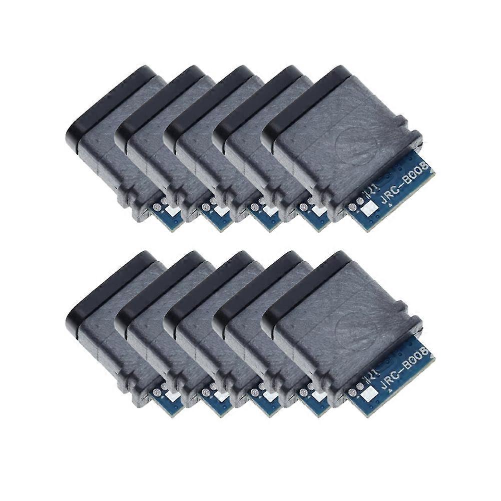 Packung Mit 10 Wasserdichten Usb 3.1 Typ C-steckern, 4 Pins, Weiblich 5 A, Mit Widerstand, Kompatibel Mit Laden Und Entladen.