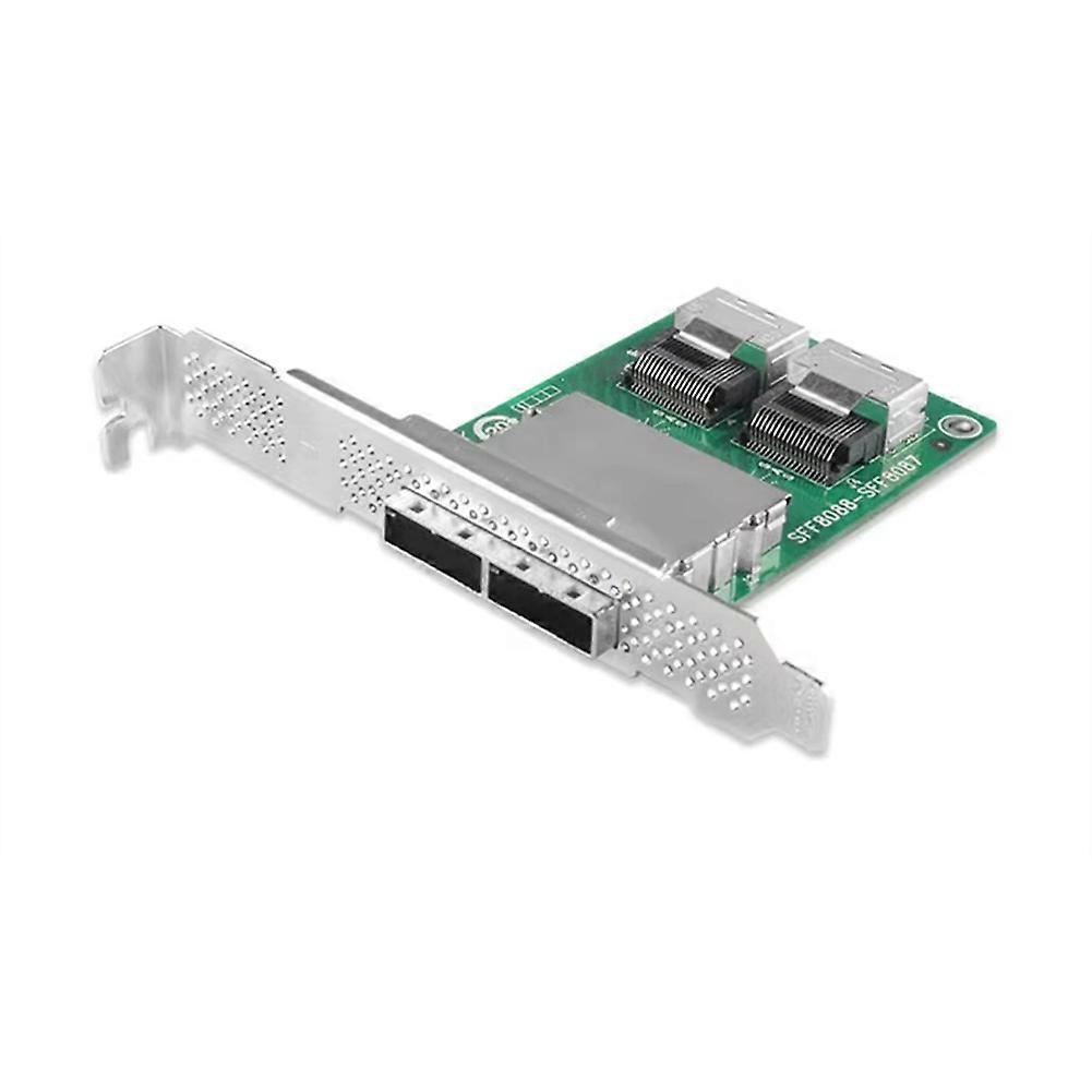 Minisas Sff-8087 Auf Sff-8088 Adapterkarte, Duale Interne Zu Externe Sas-karte, 6 Gbit/s Hochgeschwindigkeitsübertragung