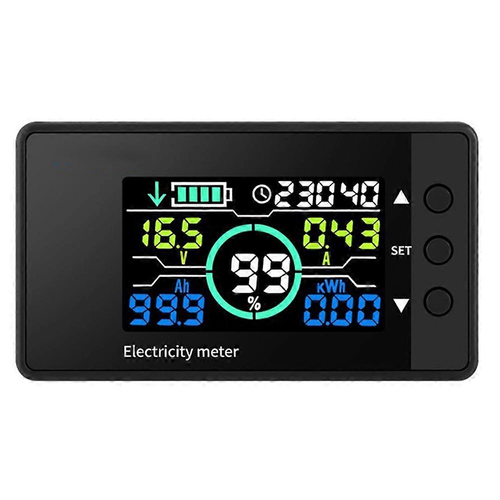 7,5–100 V Gleichstrom-voltmeter/amperemeter Für Fahrzeuge, Lithium-eisenphosphat-batterien, Bidirektionale Messung, 100-a-coulomb-messgerät