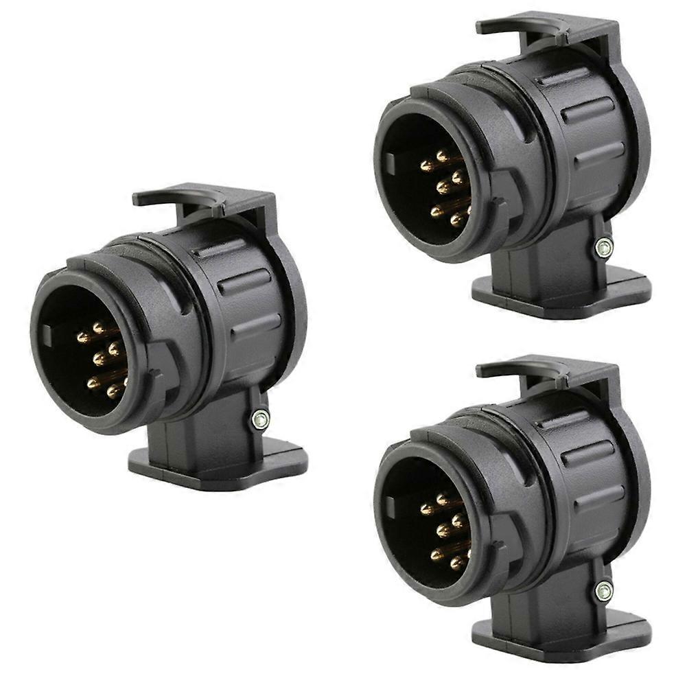 13-poliger Auf 7-poliger Anhängeradapter Für Wohnwagen, Lkw, Pkw-anhängerkupplung, 12-v-anhängersteckeradapter, Elektrischer Steckerkonverter