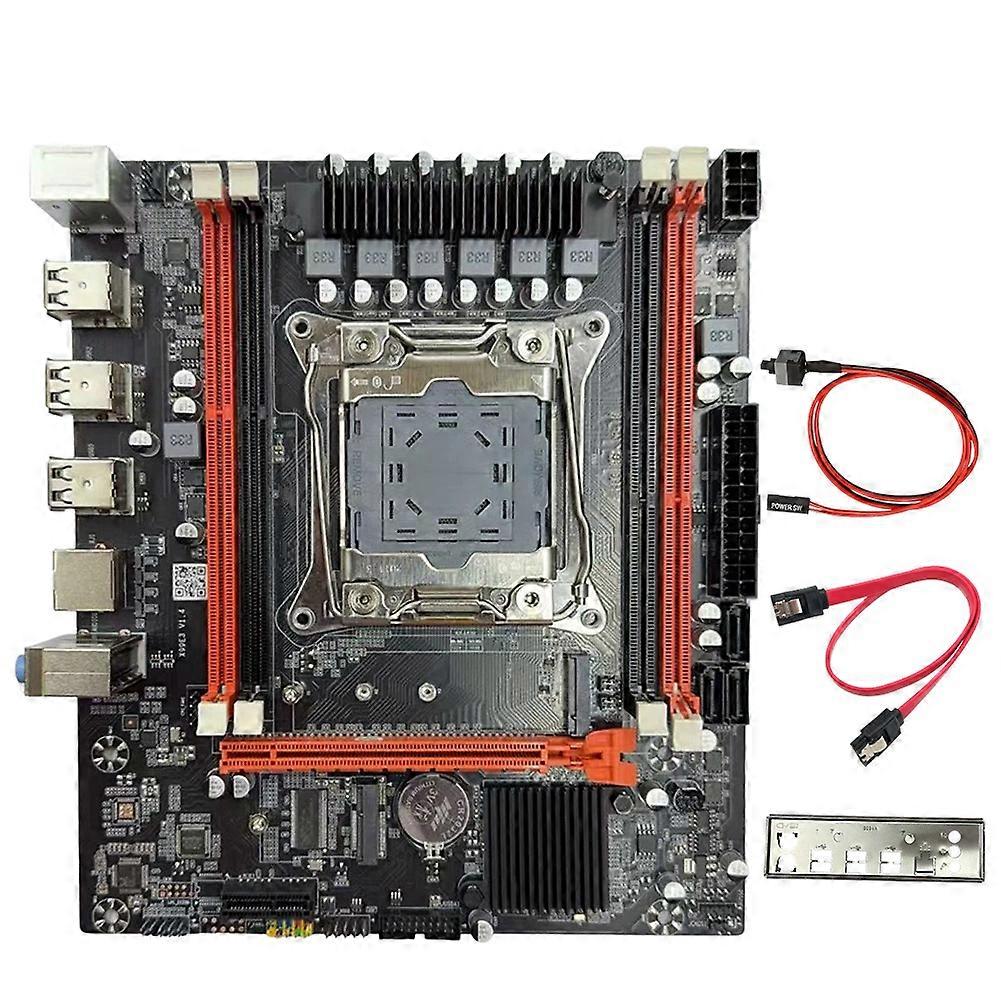 X99e Ddr4 Lga2011-3 Mainboard, 4 Ddr4 Recc Ram-steckplätze, Gigabit-netzwerkkarte, M.2 Nvme, X99e Gaming-mainboard