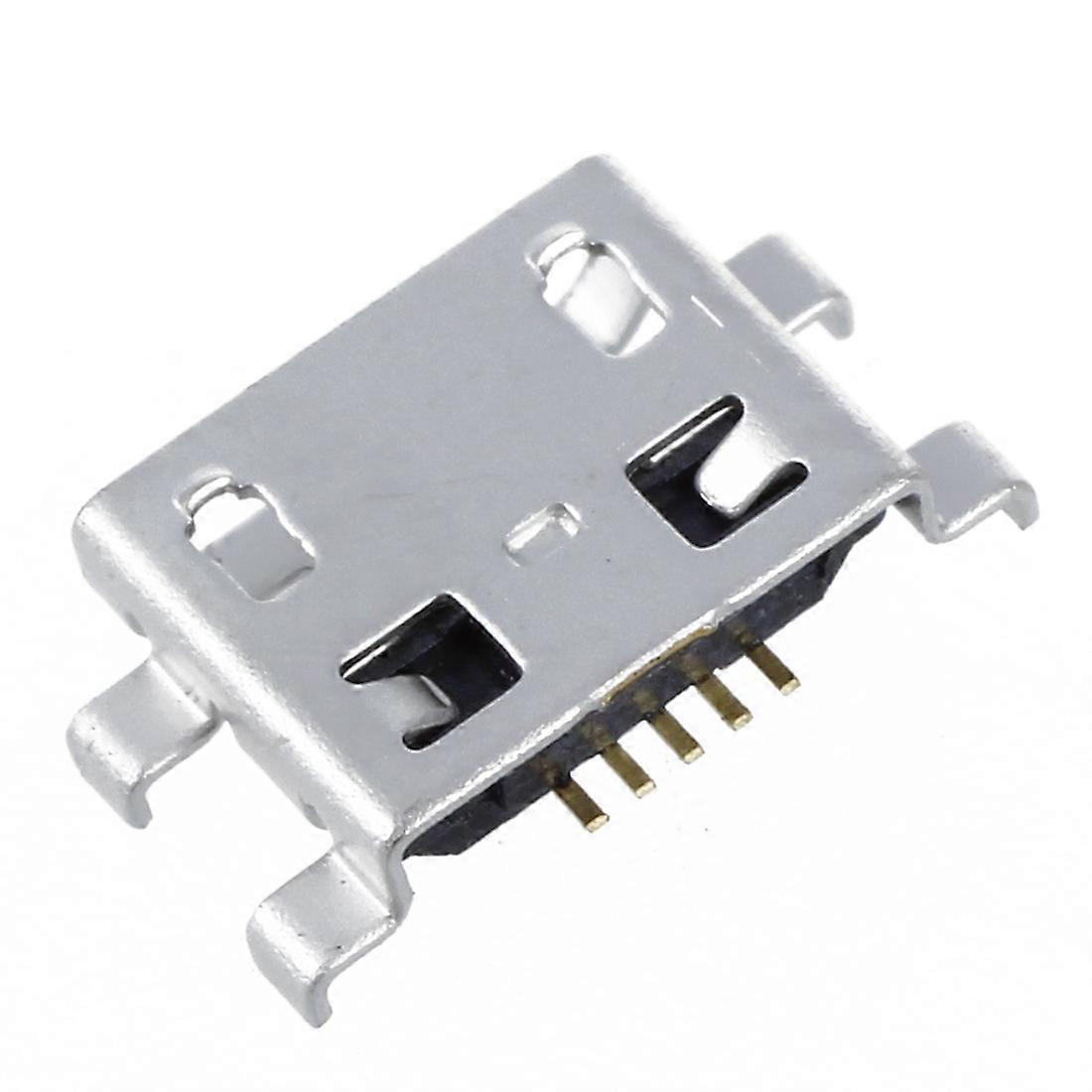 10 Versilberte, Weibliche 5-polige Mini-usb-ladebuchsen, Typ B