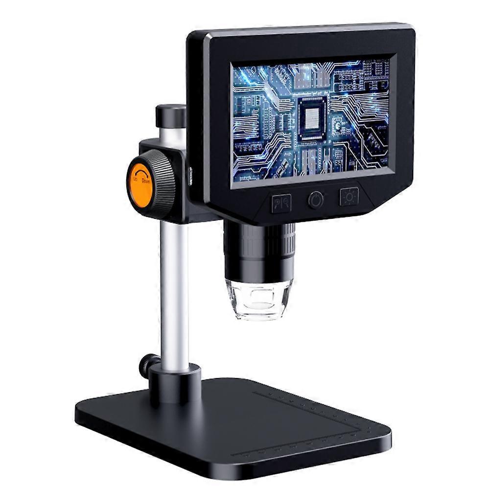 Digitales 4,3-zoll-lcd-mikroskop Mit 1080p-auflösung, 50-1000-facher Zoom Und Stereokamera Für Die Reparatur Elektronischer Leiterplatten.