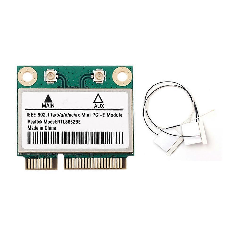 Rtl8852be Wifi 6 Netzwerkkarte Mit Internen Antennen Ax1800 Bt 5.2 Mini Pci-e Dualband 2,4 Ghz/5 Ghz Für Windows 10/11