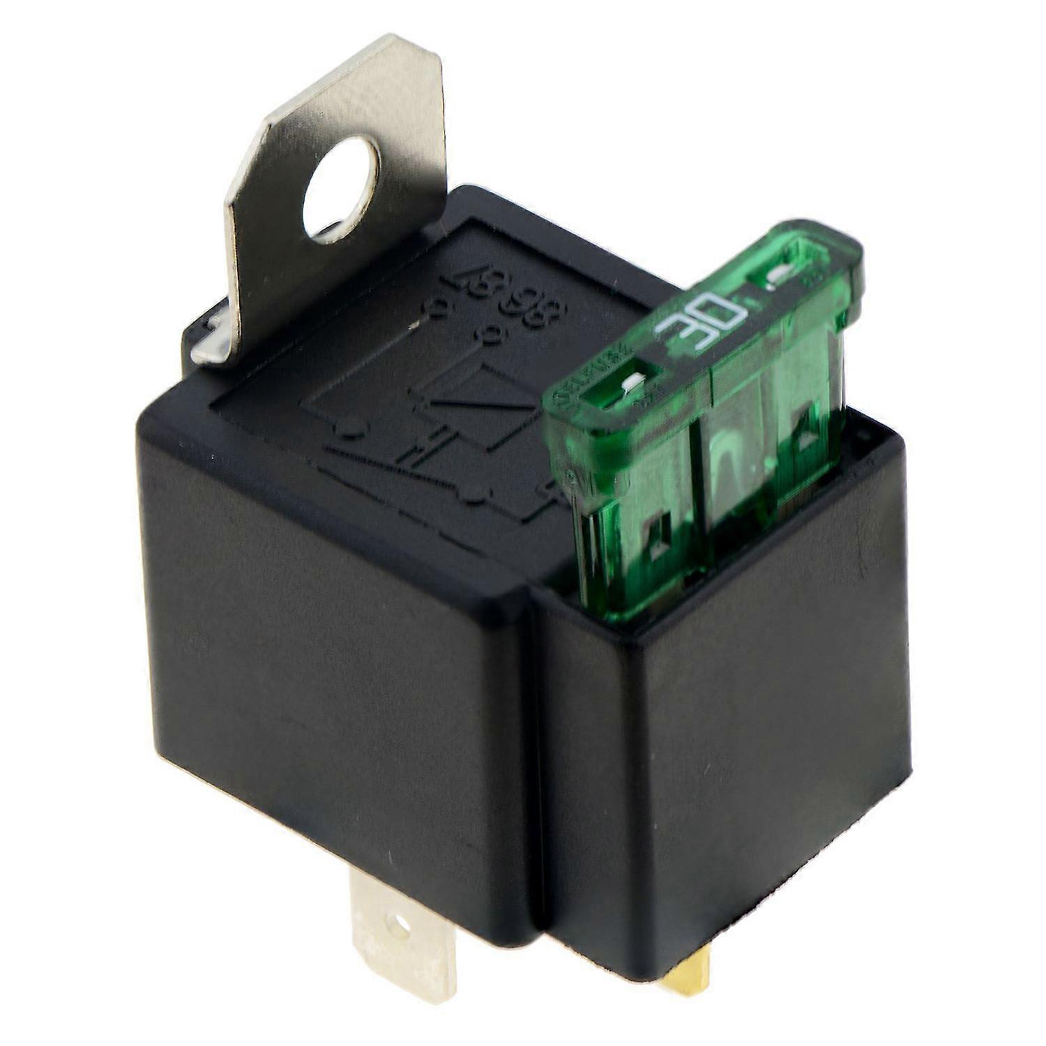 4-poliges Dc12v 30a Ein/aus-sicherungsrelais Mit Schutzdraht