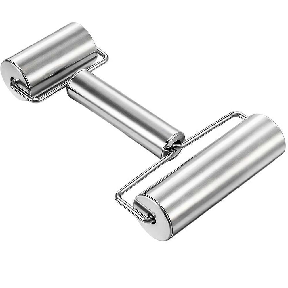 Pizzaroller Aus Edelstahl, Kleines Nudelholz, Set Glatter, Antihaftbeschichteter Teigroller, Küchenutensilien Aus Metall Zum Backen