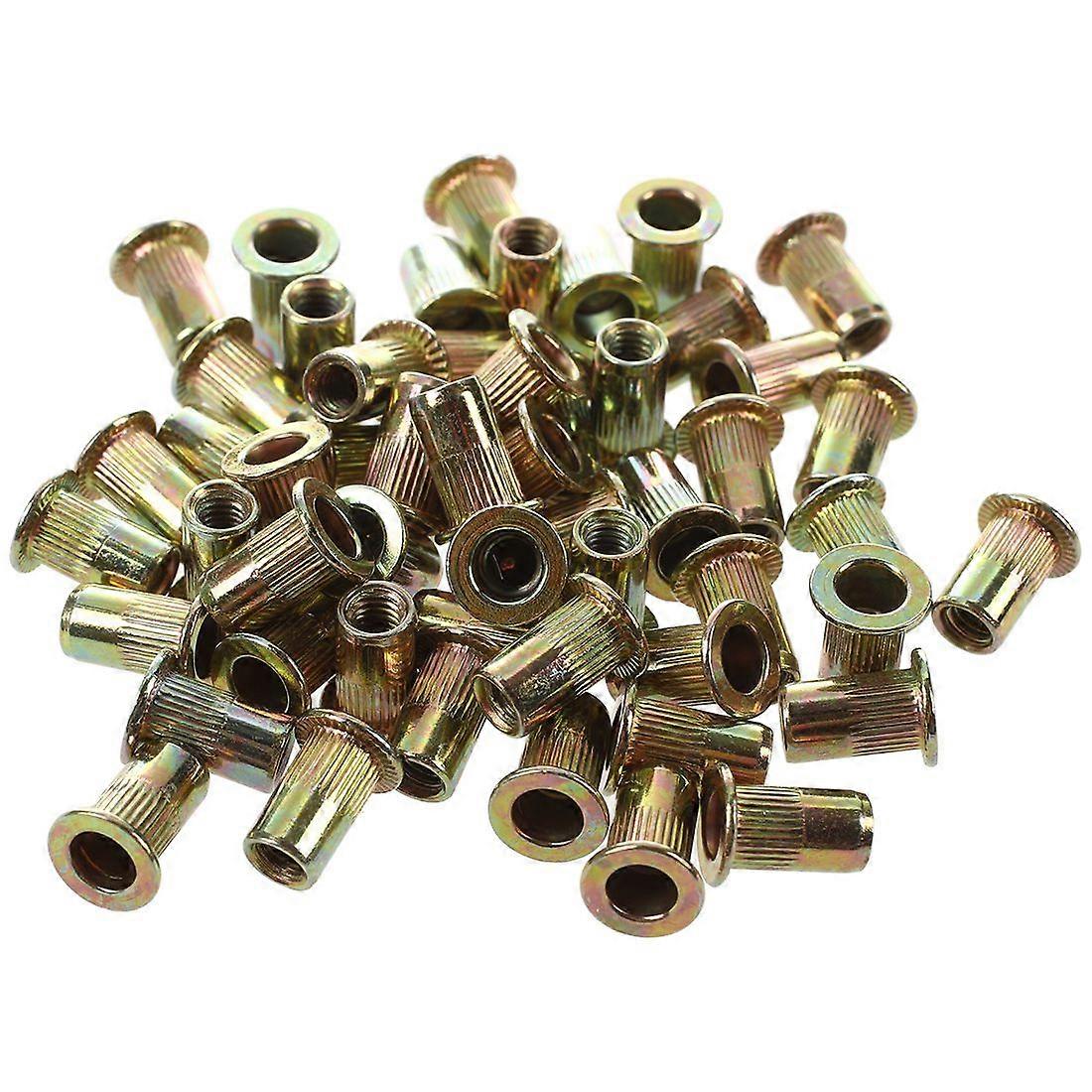 50 Stück M10/m12/m8/m5/m6/m4/m4 Flachkopfnietmuttern Möbeldekorationswerkzeug (m4)