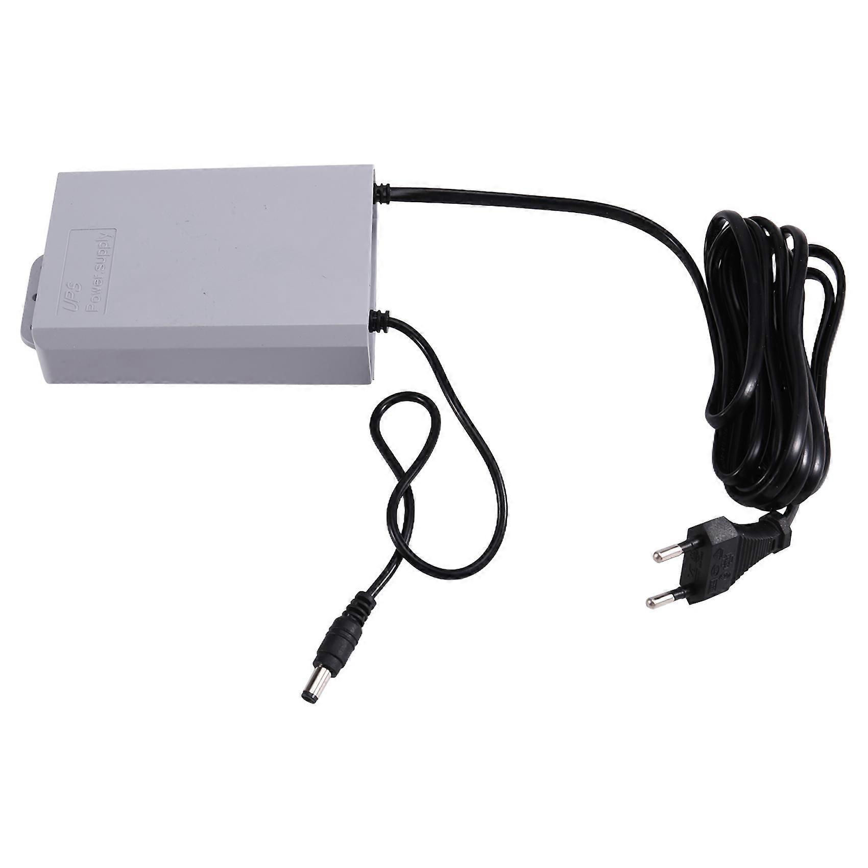 12v – 2a Unterbrechungsfreie Stromversorgung Für Wlan-modem, Router, Überwachungskamera, Überspannungsschutz, 3600mah-backup-akku, Europäischer Stecker