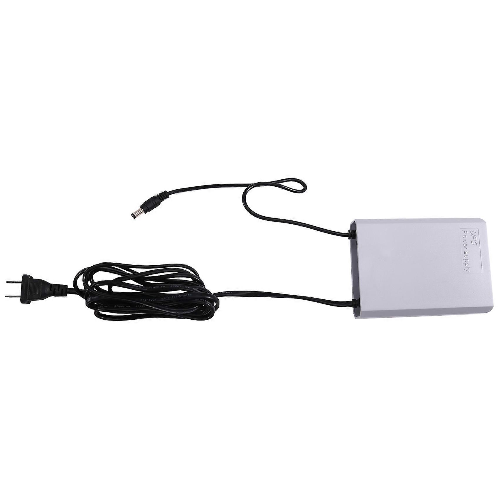 12v – 2a Unterbrechungsfreie Stromversorgung Für Wlan-modem, Router, Überwachungskamera, Überspannungsschutz, 3600mah-akku, Us-stecker