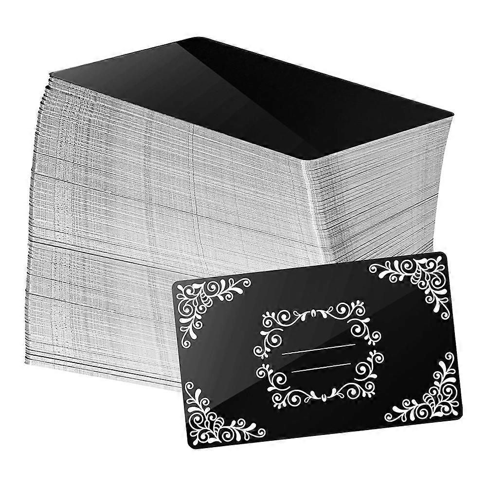 180 Rohlinge Aus Metall Zum Gravieren, Farbige Aluminiumfolie, Lasergravur Für Visitenkarten, Diy-geschenkkarten.