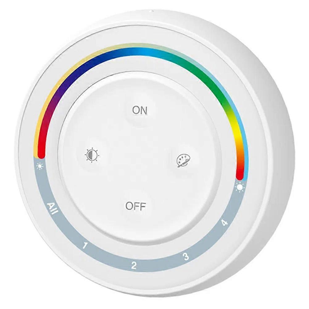 S2w+ Serie Lampenbeleuchtungssteuerung: 2,4 Ghz 4-zonen-regenbogen-fernbedienung Mit Sättigungs- Und Helligkeitsanpassung (rccct) Für Serienlampen