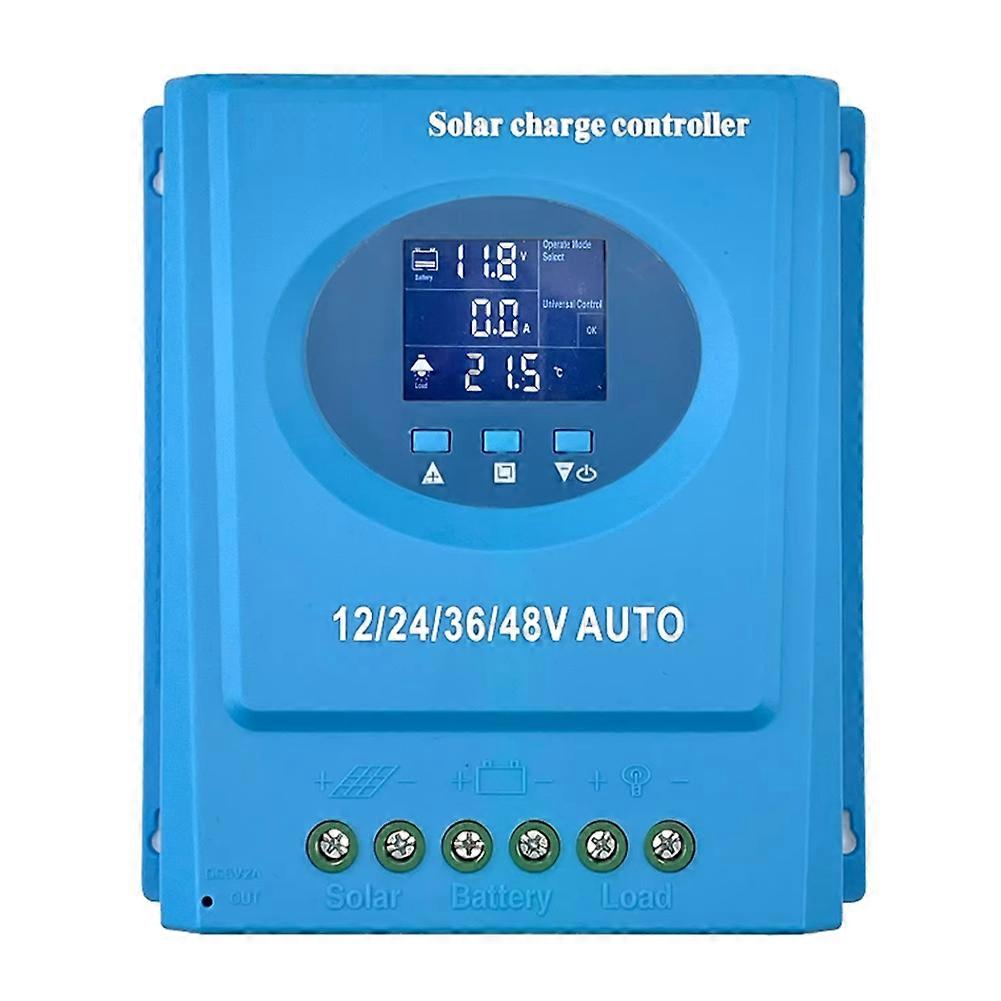 120a 12v-48v Mppt-solarladeregler Mit Automatischer Lcd-anzeige Und Zwei Usb-anschlüssen Für Blei-/lithiumbatterien