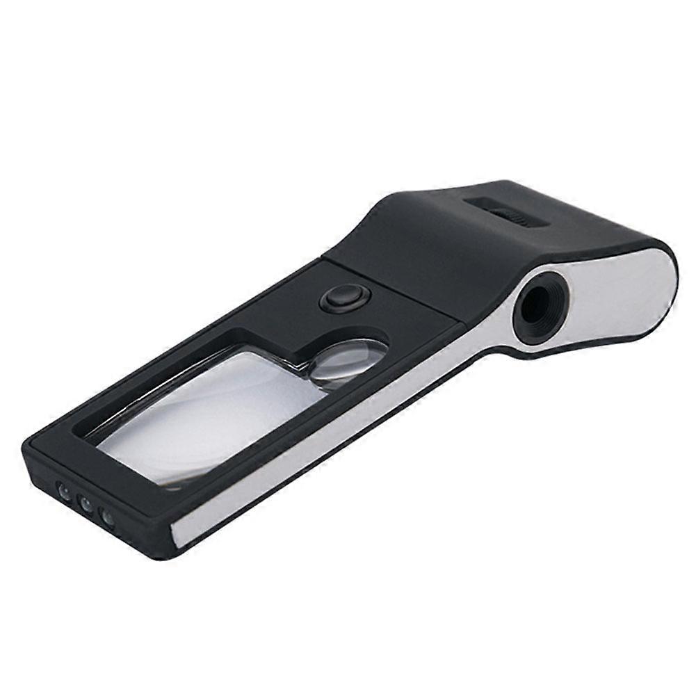 Juwelierlupe Mit 55-facher, 10-facher Und 3-facher Vergrößerung, Taschenlupe Mit Led-/uv-licht Für Präzisionsarbeiten, Schmuckherstellung