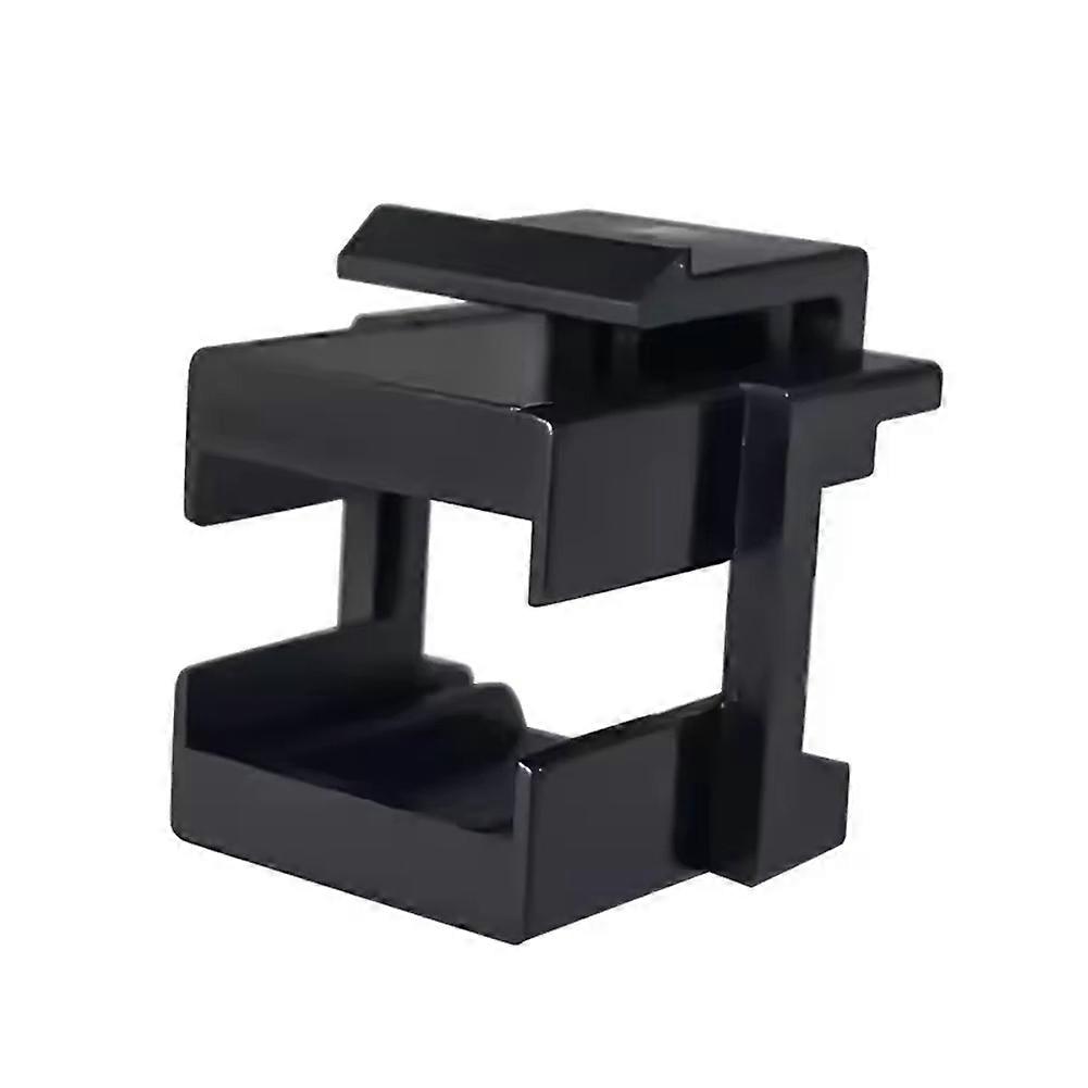 Packung Mit 50 Rj45 Keystone-wandanschlussdosen Für Patchpanels, Kompatibel Mit Rj45 Lc- Und Sc-steckern, Schwarz.