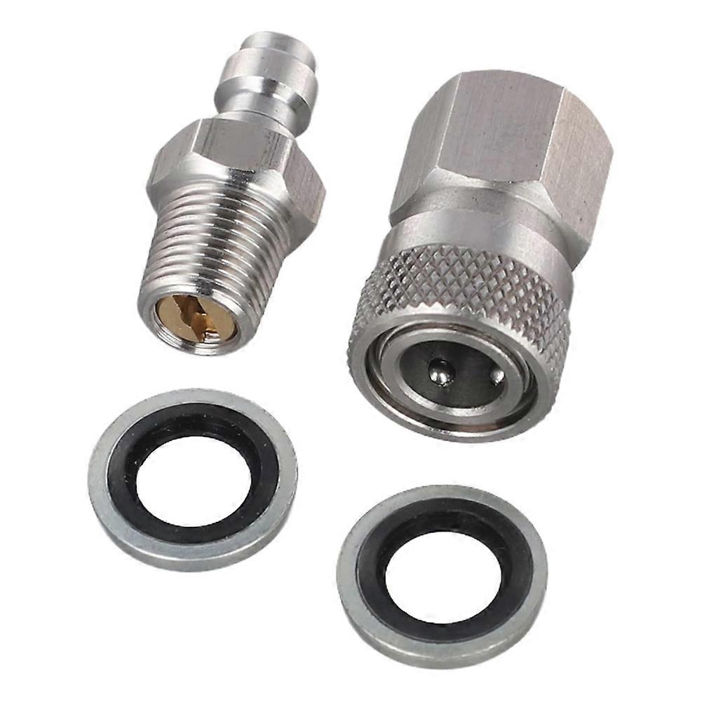 Schnellkupplungsset Aus Edelstahl Mit 8 Mm (1/8 Zoll) Npt-außen- Und Innengewinde Für Eine Sichere Luftversorgung