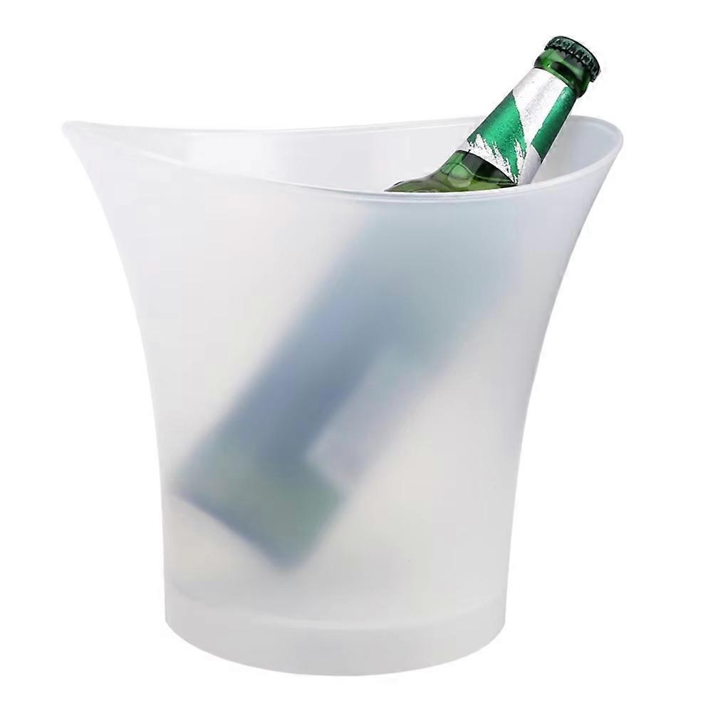 Wasserdichter 5-liter-led-eiskübel, Beleuchteter Led-eiskübel Für Champagner Und Bier (farbwechsel) Für Bars Und Nachtclubs