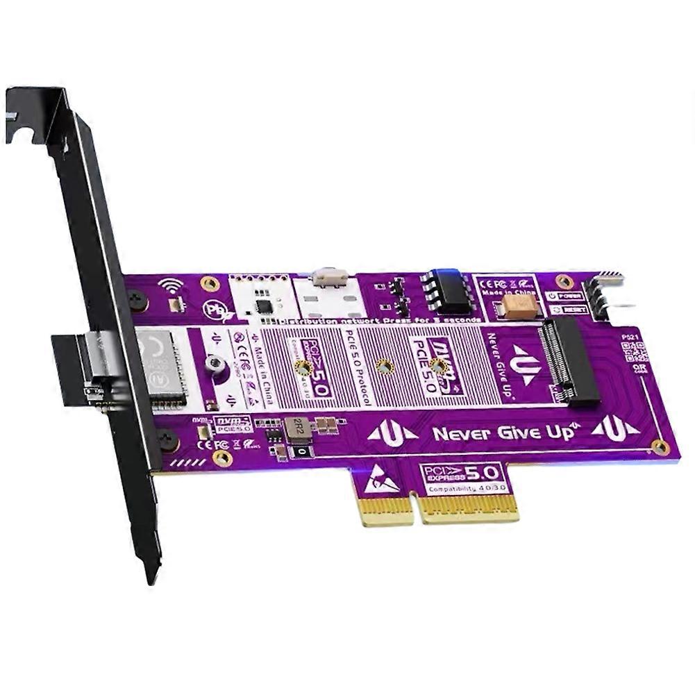 Pcie 5.0 Zu M.2 Adapterkarte, Remote-boot-karte Für Computer, Nvme Pcie 5.0 X4 Zu M.2 128 Gbit/s Adapterkarte