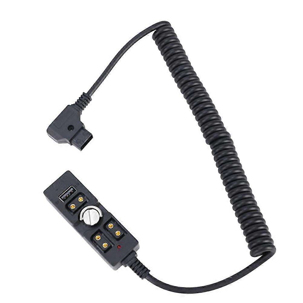 Netzteil Mit Pu-d-stecker Auf 3 Buchsen, 5v-usb-anzeige, 1/4"-schraubanschluss Für Arri Red V-mount