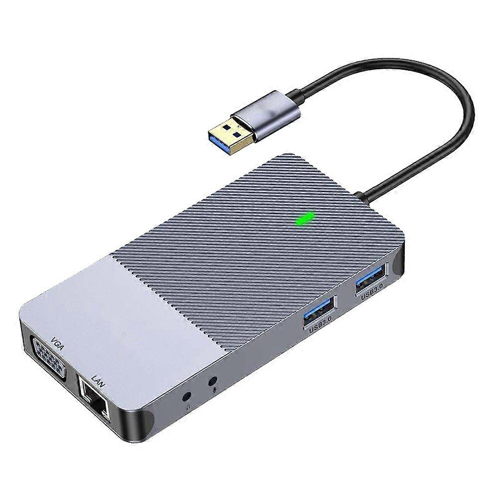 Usb 3.0 Dockingstation, Usb-hub Für Drei Monitore, Usb-c Dockingstation Für Macbook M1/m2 Laptop