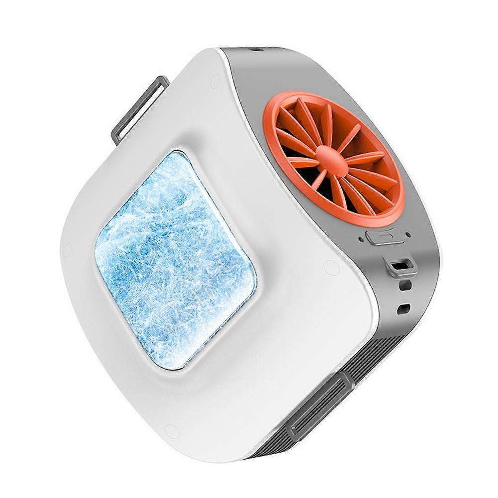 Tragbarer Outdoor-ventilator Für Hüfte Und Nacken, Leistungsstarke Belüftung Für Sport Und Outdoor-arbeit