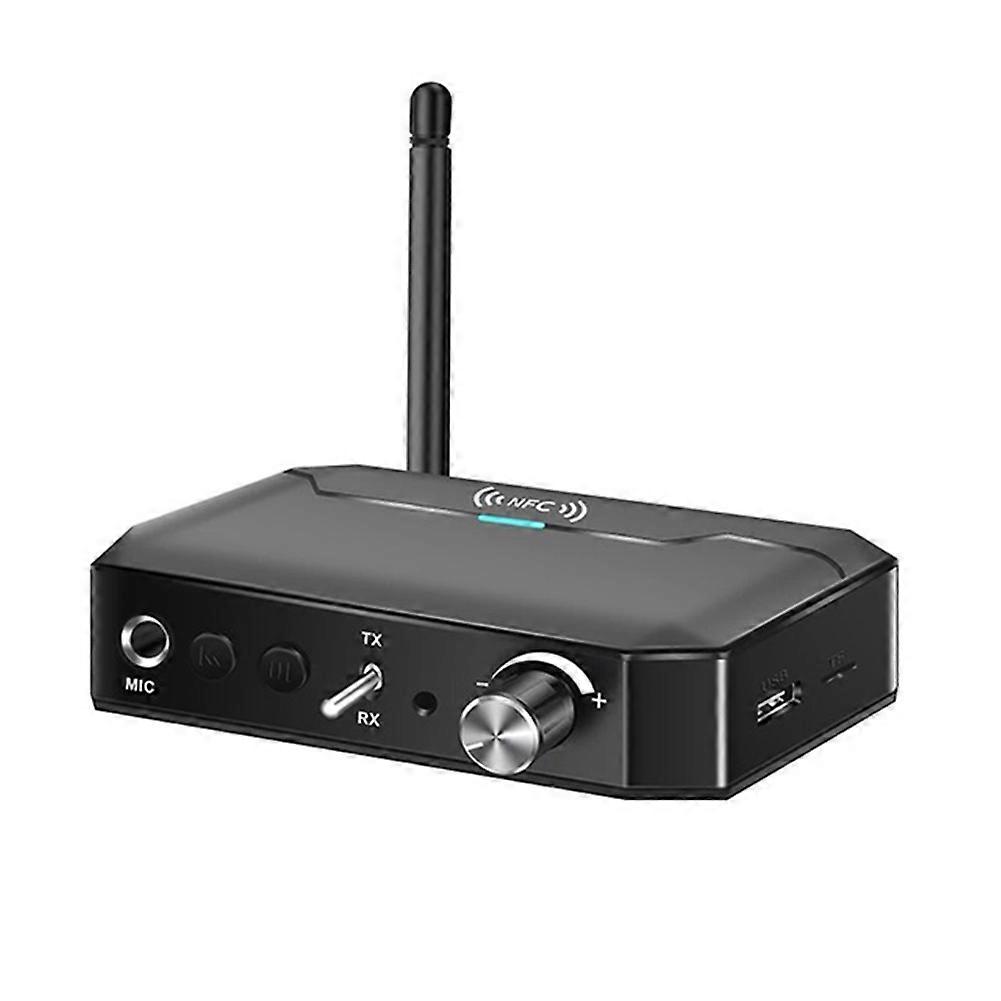 2-in-1 Bluetooth 5.3 Audio-transceiver Mit Nfc-kompatibilität, Usb-funkadapter Und Aux/rca/tf/koaxial-/6,5-mm-schnittstellen