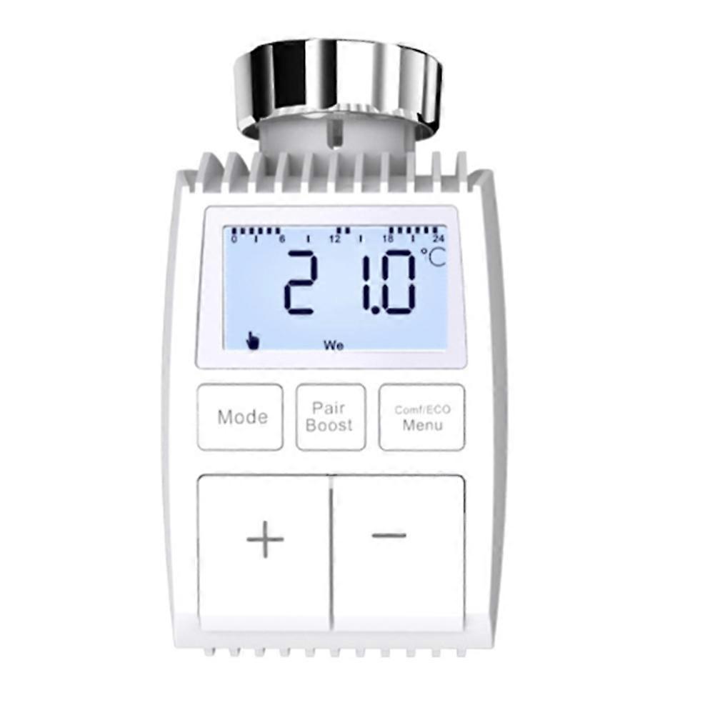 Tuya Zigbee Smart-thermostat Für Heizkörperantrieb, Temperaturregler Mit Internem Sensor Und Sprachsteuerung.