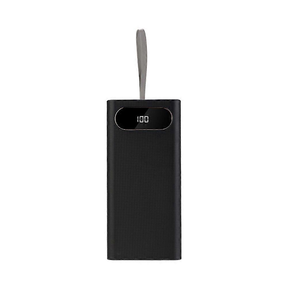Selbstbau-netzteil Mit 22,5 W Leistung, Schnellladefunktion, Lcd-bildschirm Und Abnehmbarem Gehäuse Für 28 18650-batterien.