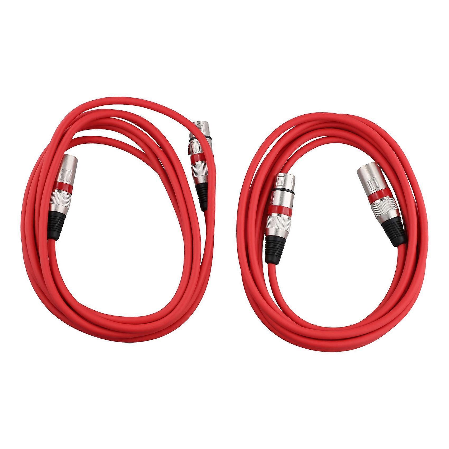 Xlr-stecker Auf Xlr-buchse-audiokabel Für Mikrofon, Soundkarte, Mischpult, 3-adriges Symmetrisches Kabel, Dmx-bühnenbeleuchtungs-steuerkabel