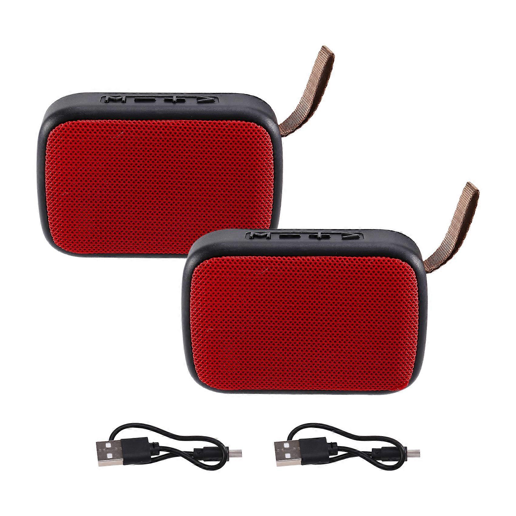 Mini-bluetooth-lautsprecher Mit Stoffbezug, Kabellos, Mit Sattem Bass, Wasserdicht, Für Den Außenbereich. 3d-stereo-lautsprecher, Tf-kartenleser, Fm-radio Und Subwoofer.
