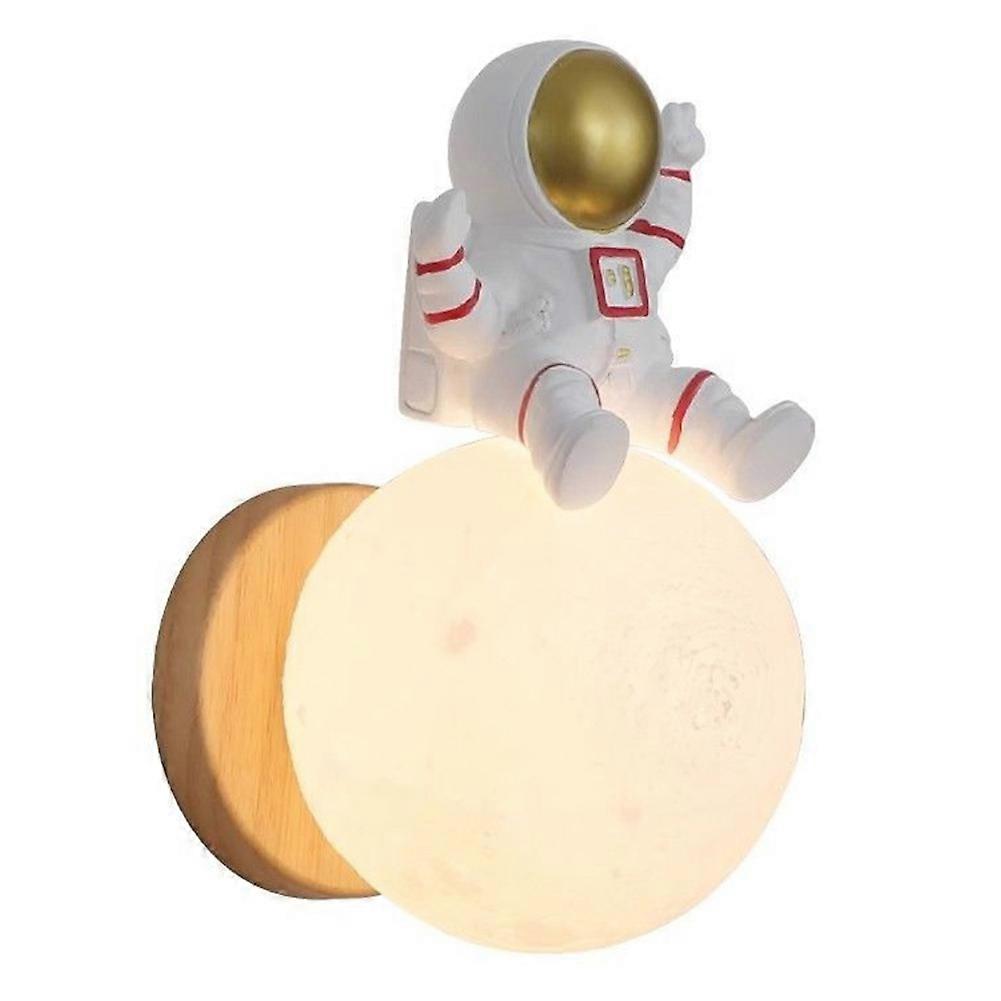 Kreative Astronauten-wandleuchte, 3d-gedruckter Lampenschirm, Led-lampe, Nachttischlampe Fürs Kinderzimmer, Astronauten-wandleuchte C