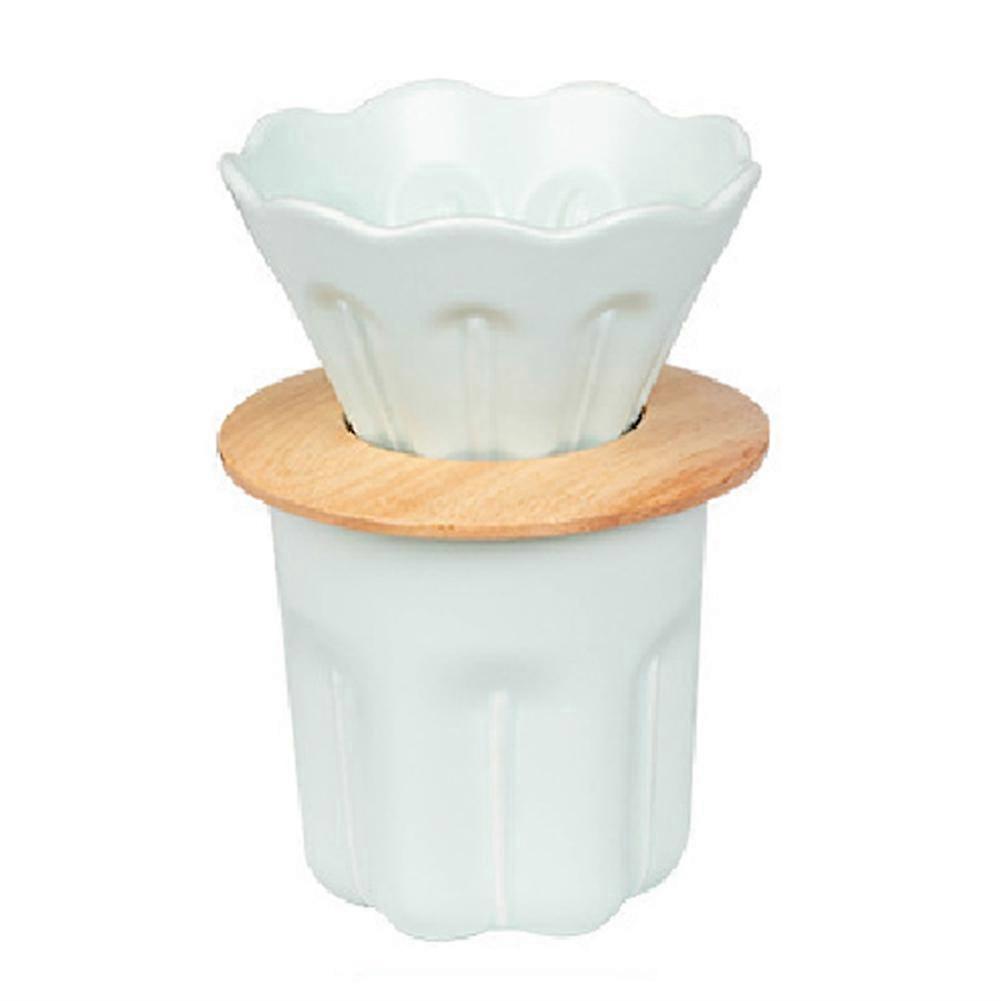 Keramik-kaffeeset Mit Kaffeefilter, Tasse Und Handbrühkessel, Hitzebeständig, Hellgrün