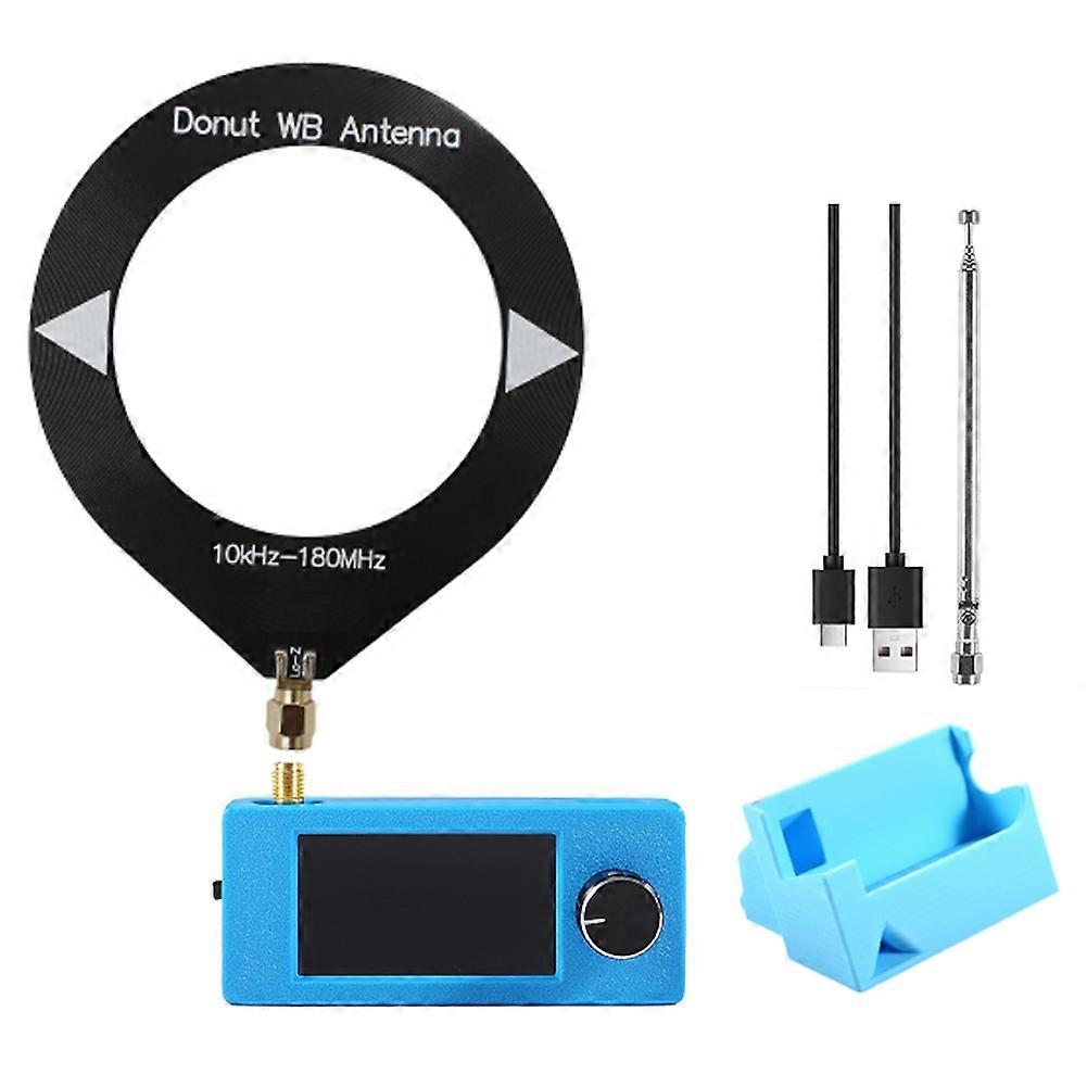 Si4732 Miniaturradio 10 Khz-180 Mhz Hf Sw Mw Vhf Fm/am/lsb/usb, Taschenradio Mit 1,9-zoll-bildschirm Und 3d-ständer Inklusive.