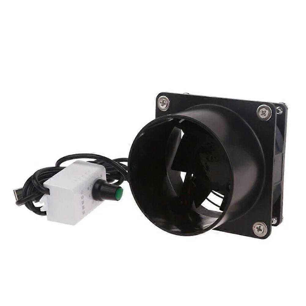 Rauchabzugsventilator Mit Abluftkanal, Usb-anschluss, Einstellbarer Geschwindigkeit, Zubehör Für Rauchabsorber A