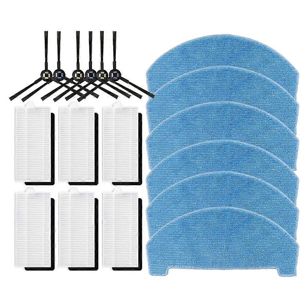 Ersatzteile Und Zubehör Für Den Ilife T20s Staubsauger: Ersatz-seitenbürste, Hepa-filter, Reinigungstücher.