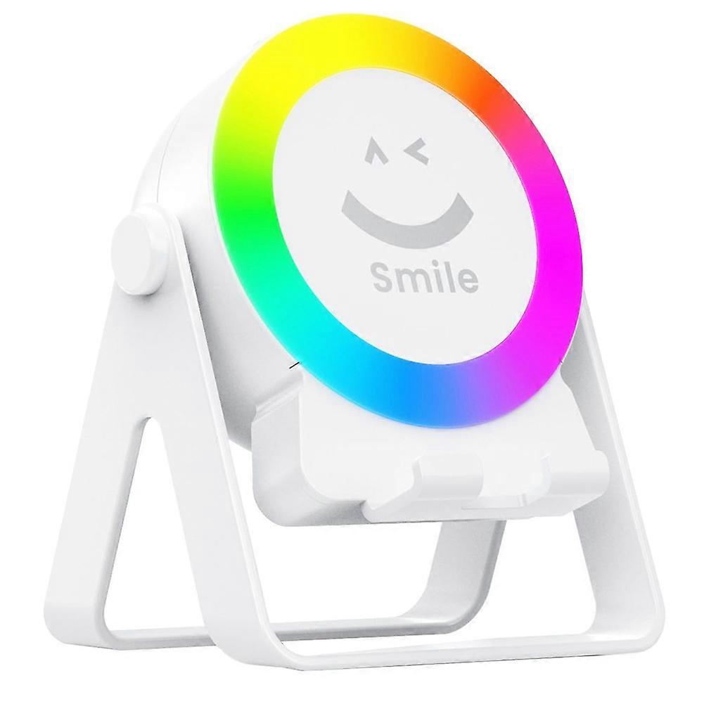 4-in-1 Kabelloser Bluetooth-lautsprecher Mit Induktionsaudio, Multifunktionalem Ständer Und Wiederaufladbarem Atemlicht.