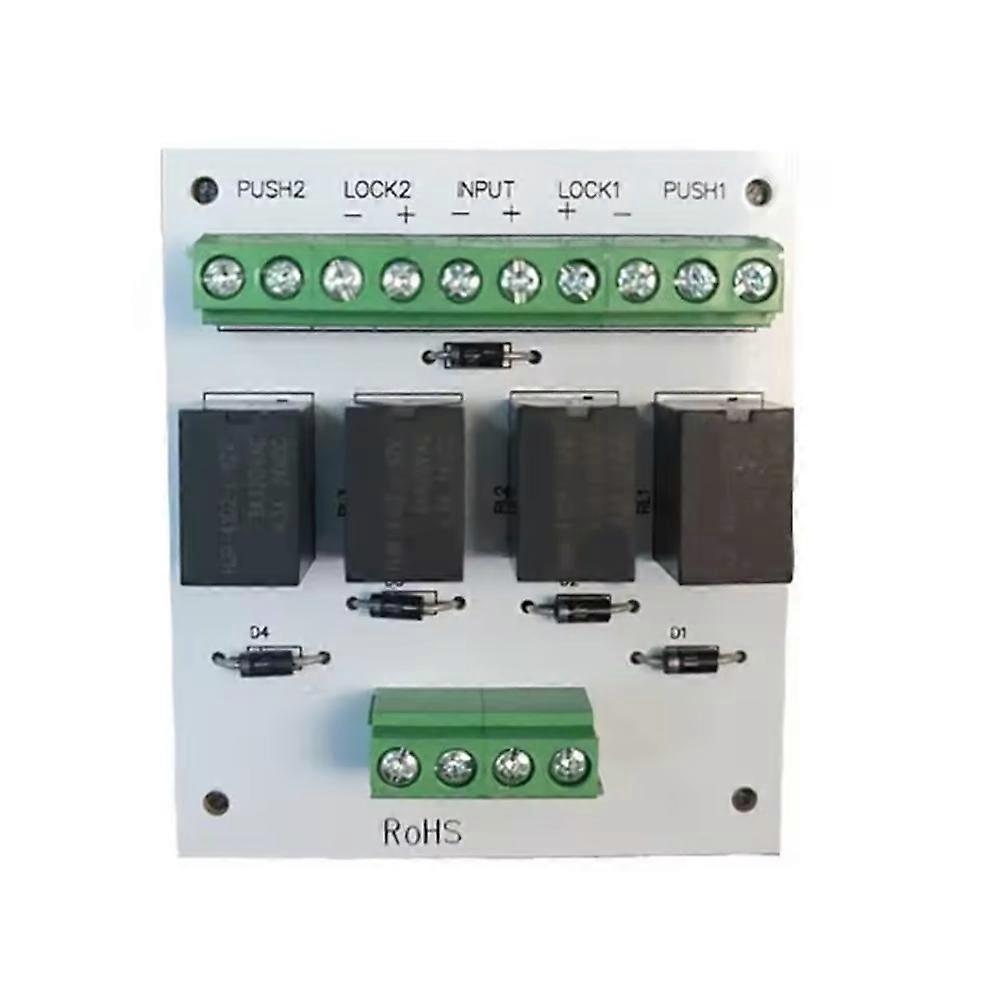 Doppeltes Verriegelungsrelaismodul Für Türverriegelungssystem, Integriertes Sicherheitsschloss, Abmessungen 69 X 60 X 15 Mm (l X B X H), Für Evakuierungssteuerung.