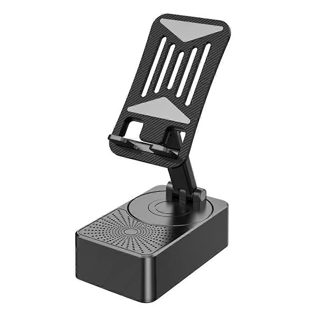 2-in-1 Handyhalterung Mit Kabellosem Bluetooth-lautsprecher, Faltbarer Bluetooth-audioständer Für Zuhause Und Büro