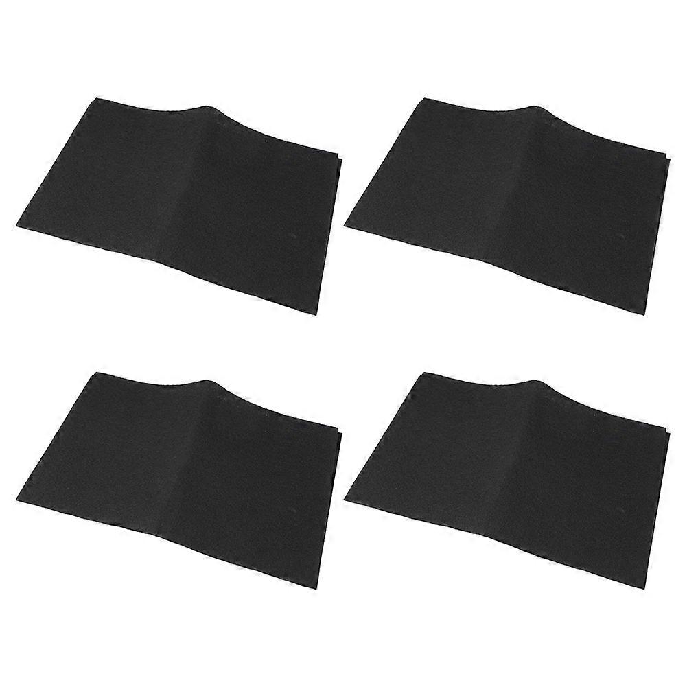 Packung Mit 4 Aktivkohlefiltern Für Dunstabzugshauben, Aus Baumwolle, Zuschneidbar (570 X 470 X 3 Mm).
