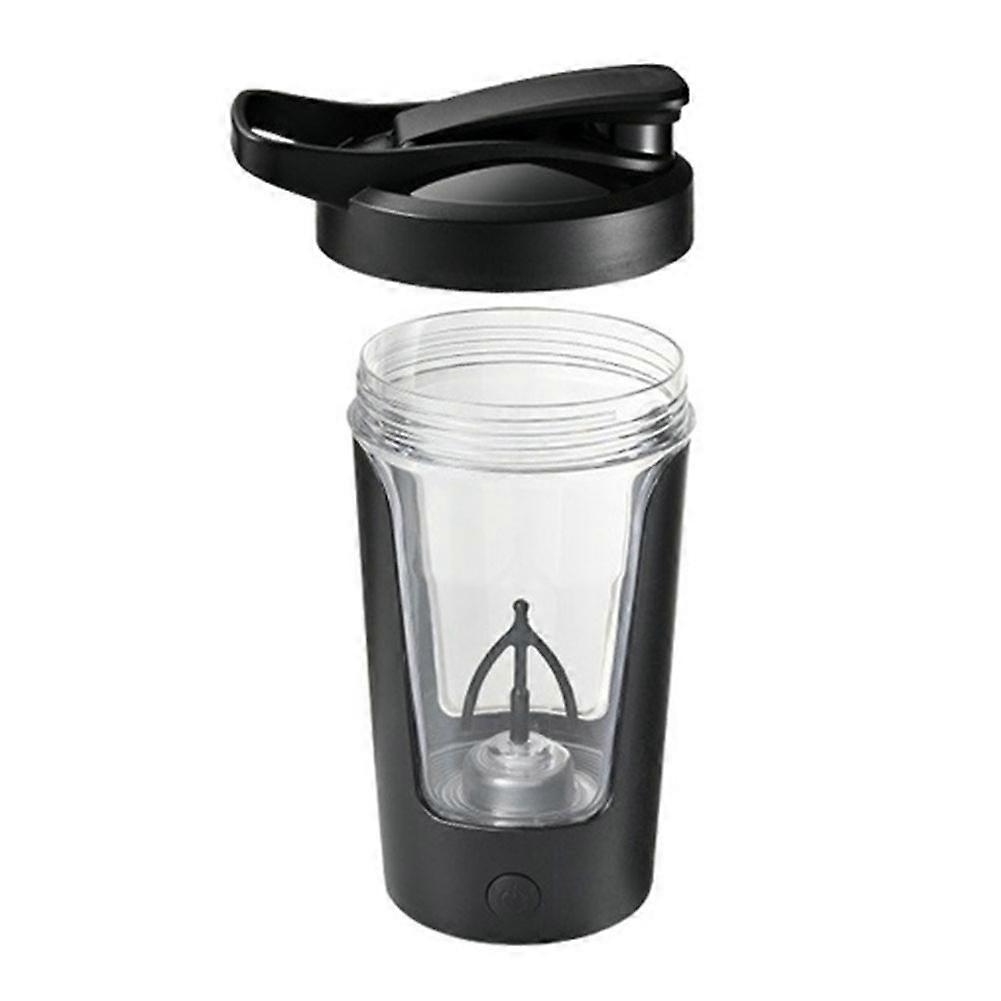 Wiederaufladbarer Elektrischer Mixbecher Für Proteinpulver, Auslaufsicher, Ideal Für Kaffee Und Milch. Perfekt Für Sport Und Fitness (schwarz).