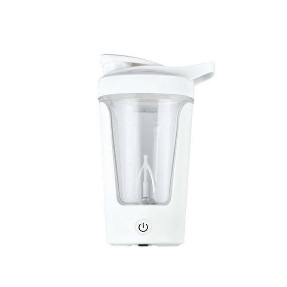 Wiederaufladbarer Elektrischer Mixbecher Für Proteinpulver, Auslaufsicher, Ideal Für Kaffee Und Milch. Auch Für Sport Und Fitness Geeignet (weiß).