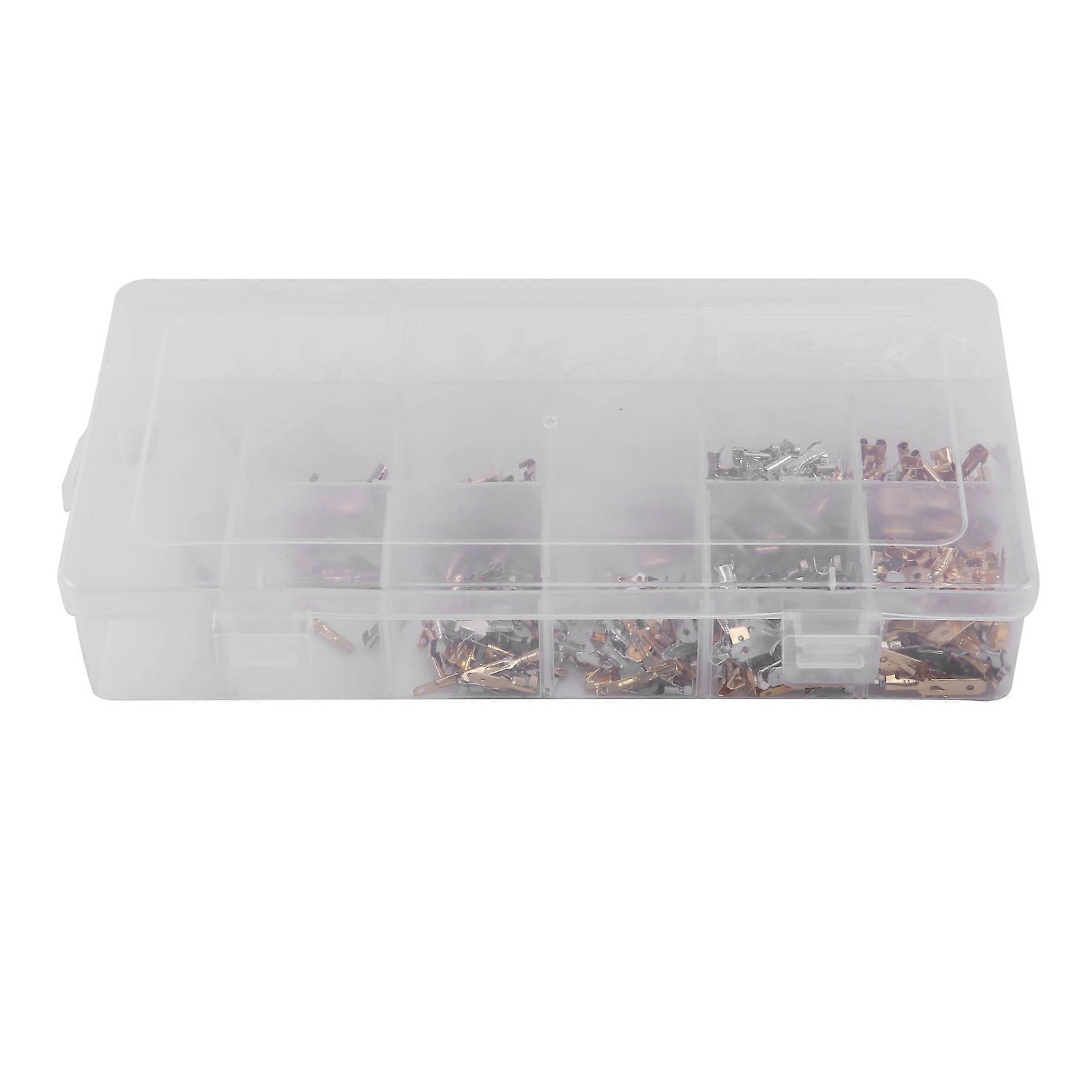 Set Mit 540 Crimp-drahtverbindern 2,8/4,8/6,3 Mm², Weibliche/männliche Gabelklemmen Für Elektrische Verkabelung Und Autolautsprecher.