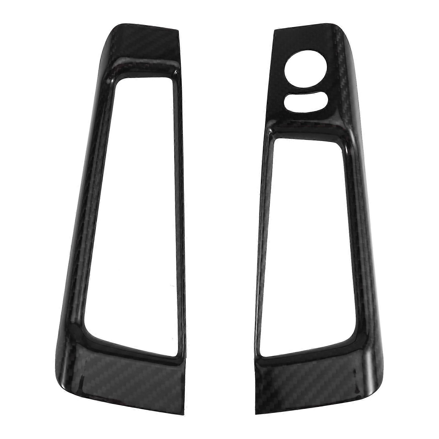 Original Carbonfaser-aufkleber, Hart Und Trocken, Für Fiat 500 Abarth 595 695 (2008-2024) Auto-rückspiegel, Linkslenker.