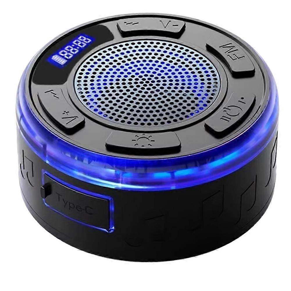 Wasserdichte, Kabellose Bluetooth-lautsprecher Für Den Außen- Und Innenbereich, Hochwertige Klangqualität, Lange Akkulaufzeit, Stimmungsvolle Schwarzbeleuchtung