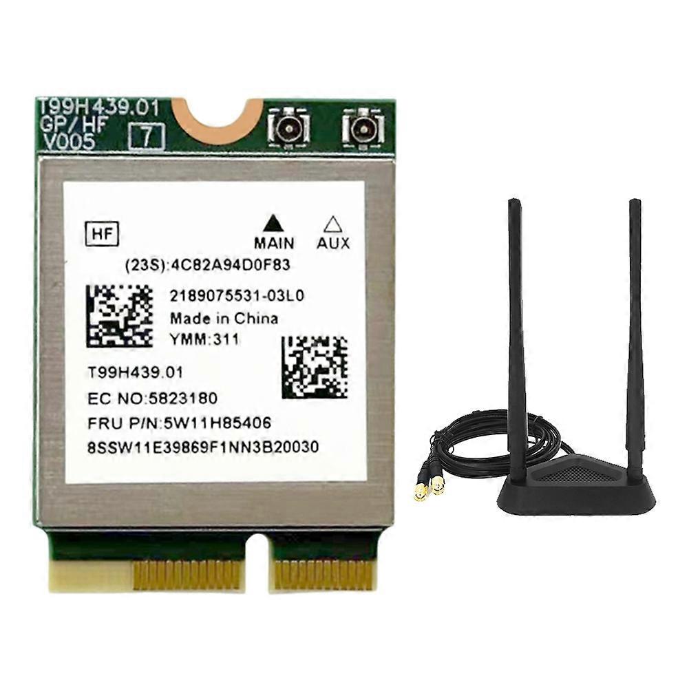 Mt7927 Wi-fi-karte + Tri-band-sma-antenne 2,4 Ghz/5 Ghz/6 Ghz 8774 Mhz, Gigabit-wireless-bt5.4-netzwerkkarte