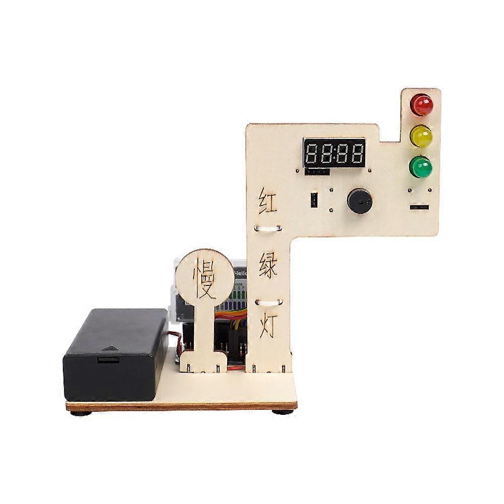 Intelligentes Programmierkit Für Selbstmontierbare Ampeln, Mit U+ Programmierplatine, Kompatibel Mit Arduino Mixly.