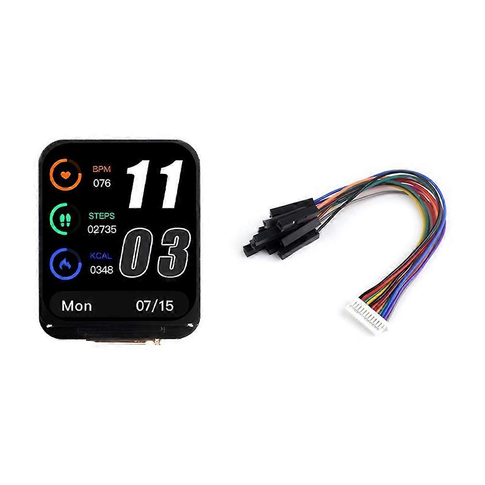 Esp32-s3 Entwicklungsboard Mit 1,69 Zoll Lcd-bildschirm (240 X 280 Pixel) Und Qst Qmi8658c Gyrosensor Für Arduino Und Python.