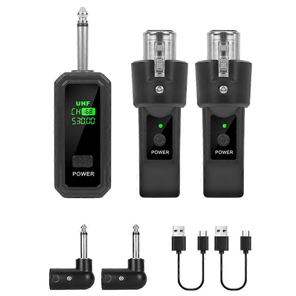 6,35-mm-uhf-xlr-adapter, Drahtloser Transceiver Für Dynamische Mikrofone, Gitarren, Audiomischer Und Pa-systeme
