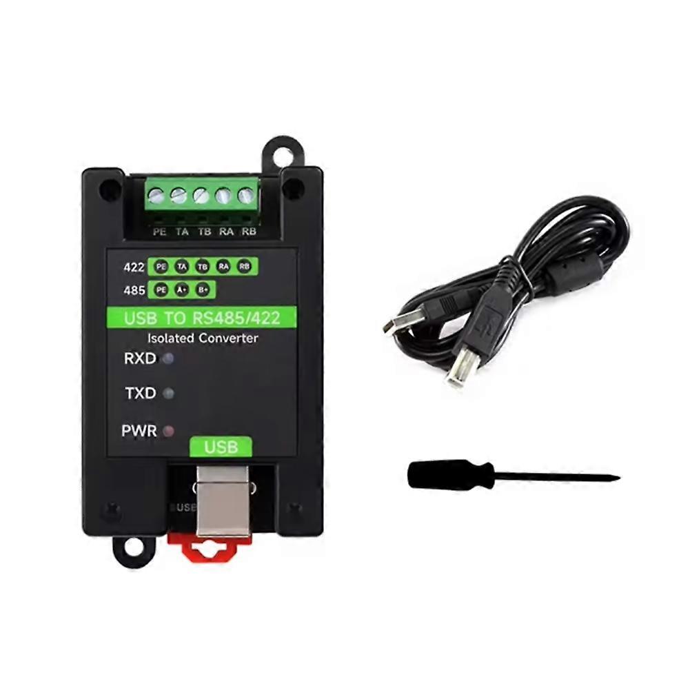Waveshare Ft232 Industriequalität Usb Zu Rs485/rs422 Bidirektionales Serielles Kommunikationsmodul Mit Isolierung