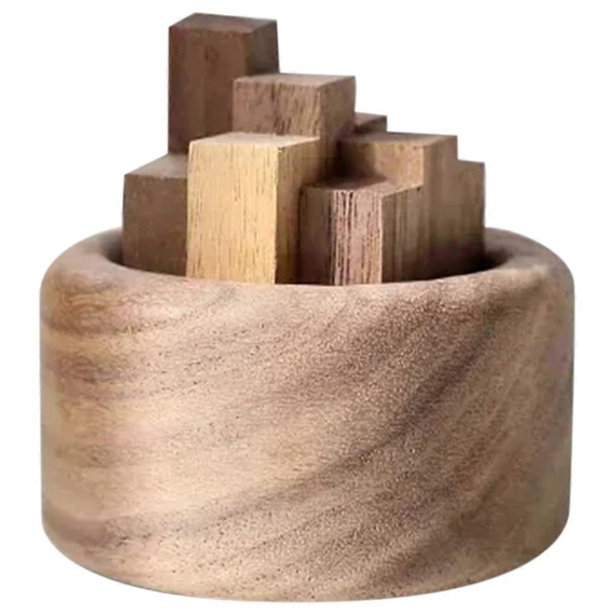 Kleiner Chaidui-diffusor Für Ätherische Öle, Buchenholz, Schwarznuss, Aromatherapie A